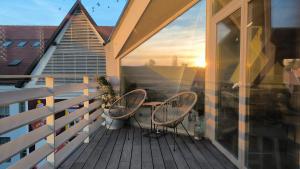 Bela & Vista Penthouse Ljubljana - castle view in old town