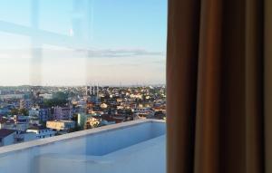 Panoramic view rooftop apartment