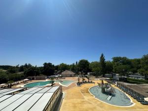 Location mobile-home confort face au lac