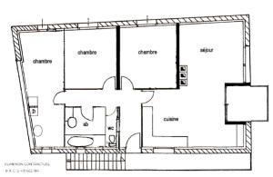 Appartements Residence Lupins - 85m2 pour 5 personnes 3 chambre cuisine equipee a St Martin de Bellville MAE-4964 : photos des chambres