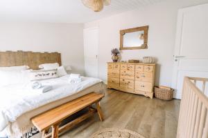 Maisons de vacances La Do Re - Elegante et chaleureuse maison a La Noue : photos des chambres