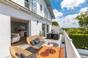 Villas Villa Etxegina - Vue imprenable sur la Rhune : photos des chambres