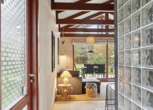 Traditional Home With Garden Near Water