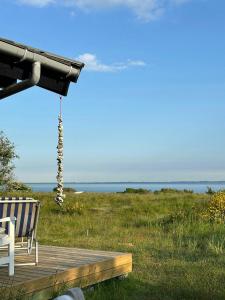 Log House In The First Row At The Sejerø Bay
