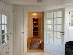 Bright House In Dune Row Near The North Sea