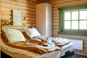Authentic Log House Amid Evergreens In Vendsyssel