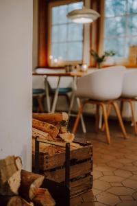 Half-Timbered House In The Middle Of The Forest