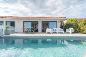 Maisons de vacances Villa With Panoramic Views Of Thau Lagoon : photos des chambres