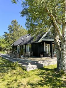 Wood Home With Fireplace And Nordic Design