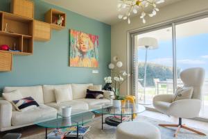 Appartements Rez de jardin d-exception sur les hauteurs de Nice : photos des chambres