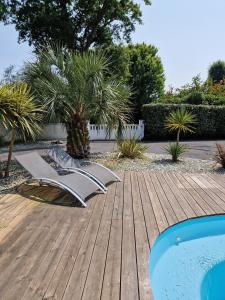 Villas Beautiful Villa Landaise , pool, garden, 4 bedrooms : photos des chambres