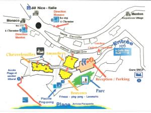 Studio avec Wifi pour 4, vue mer, à Roquebrune-Cap-Martin - FR-1-827-55