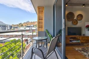 Waterfront apartment with balcony & views