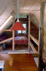 Loghouse cabin in the Kočevje forest