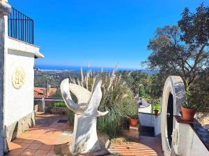 Villa Blanca Lloret de Mar, Barbacoa, vistas al mar