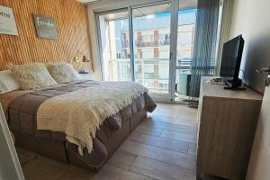 Depto Marina - Depto Edificio Royal Park Zona La Perla Con Vista al Mar y Amenities Para 4 PAX - Hola Sur