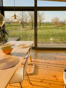 Natural Wooden House With Panoramic View