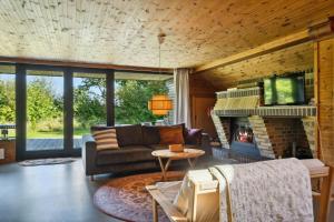 70S Holiday Home With Fjord Views At Lyby Beach