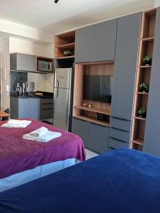 Flat ao lado do Allianz com estacionamento