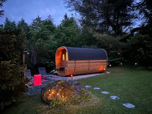 Ferienhaus Frankenwald 80qm unweit vom See in Lichtenberg - Sauna, Klima, Kamin, Garten - Bad Steben - Hof Saale