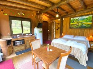 Cabana com vista para o canyon