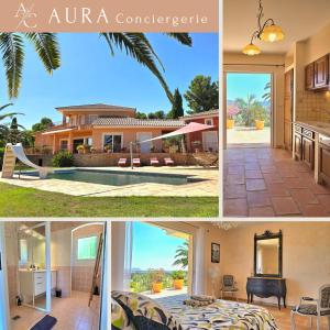 Les Bancaous - Meubler 4 Etoiles avec magnifique vue, piscine chauffée avec Pool House et terrain de pétanque - By AURAconciergerie