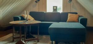 Idyllic Thatched On The Ridge Between Sea Areas