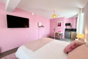 Appartements Studio rose & spa Pause bien-etre : photos des chambres