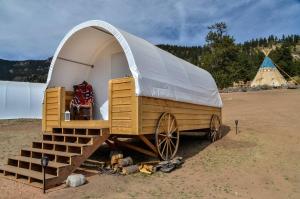 Enjoy a "Weekend in the Wild" in a Conestoga Wagon