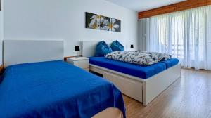 Zentrale Wohnung in St. Moritz mit großem Balkon