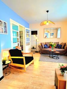 Maisons de vacances La Brainoise Maison familiale chaleureuse avec jardin et plage sauvage : photos des chambres