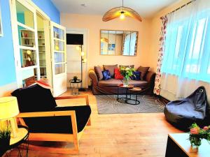 Maisons de vacances La Brainoise Maison familiale chaleureuse avec jardin et plage sauvage : photos des chambres