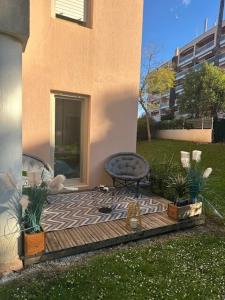 Appartements APP RDC GRANDE TERRASSE 43 m2 air-conditioned apartment MAX 6 PEOPLE : photos des chambres