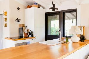 House On Hilltop With View And Decor