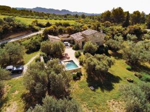 Maisons de vacances Authentic Stone House Overlooking Les Baux-De-Provence : photos des chambres