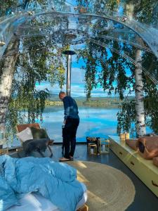 Glass Igloo With 360-Degree Views In Krødsherad