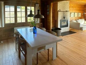 Log House In The First Row At The Sejerø Bay