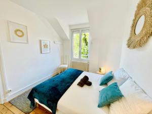 Maisons de vacances L-Aube - Maison pour 8 a Houlgate : photos des chambres