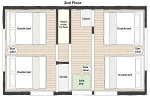 1200IN&OUT 10people 75m2 8bed! Exclusive house Shinjuku 13 minutes Shibuya 19 minutesIkebukuro 8 minutes Ueno 9 minutes