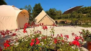 Glamping La Yurta nel Verde luxe ingerichte 6persoons Belltent