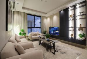 Luxurious two-bedroom apartment compound Al Malqa district