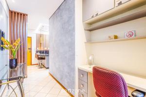Apt completo com varanda, Setor Sudoeste - POR0017