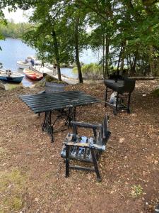 Cozy house in entire private Island Mocklen lake