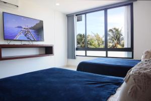 Central, beachside + rooftop w/infinity pool - 3-Sterne-Hotels in Cancún