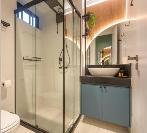 FLAT pé na areia frente mar com vista incrível, HYDE PARK 103