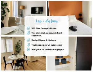 Appartements Le Coconing Moderne Centre Saint-Sebastien-sur-Loire, proche de Nantes : photos des chambres