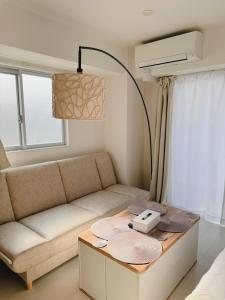 We support a comfortable trip Direct access to Kansai Airport Room in the center of Osaka Maximum 4 people Room 501