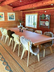 Log House Close To The Sea And Coastal Towns