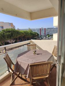 Carnon plage, studio entre mer et port