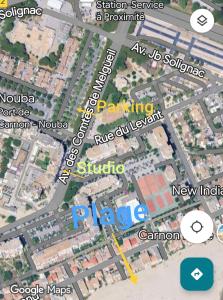 Carnon plage, studio entre mer et port